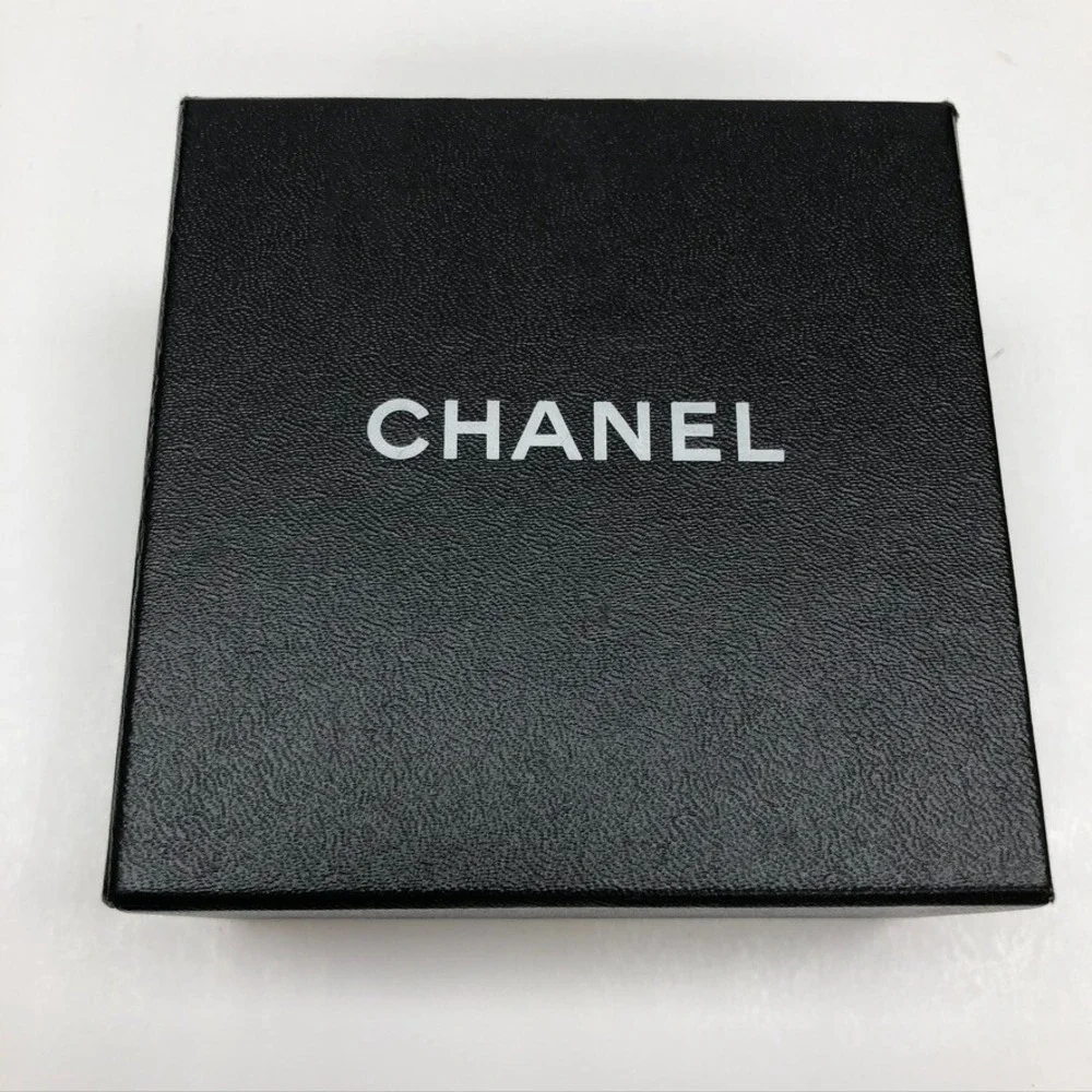 Authentic Chanel Gift Box Black Empty Storage Shopping Small 4.5x4.25x2.25